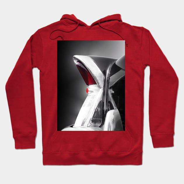 American classic car Special 1956 tail fin abstract Hoodie by Beate Gube